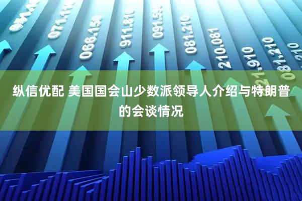 纵信优配 美国国会山少数派领导人介绍与特朗普的会谈情况