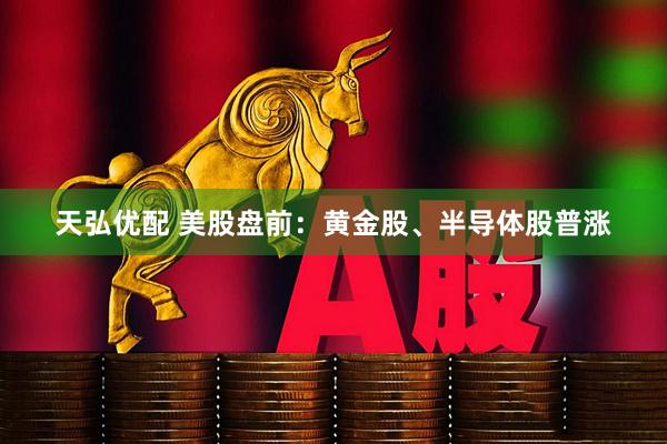 天弘优配 美股盘前：黄金股、半导体股普涨